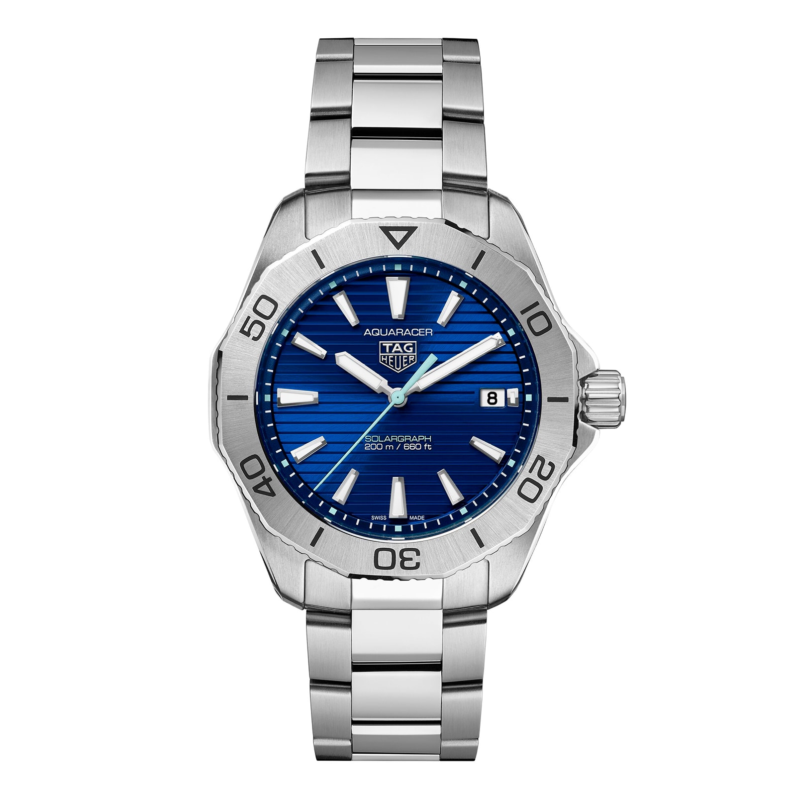 Reloj TAG Heuer Aquaracer Professional 200 Solargraph 40 mm para hombre azul WBP1113.BA0000